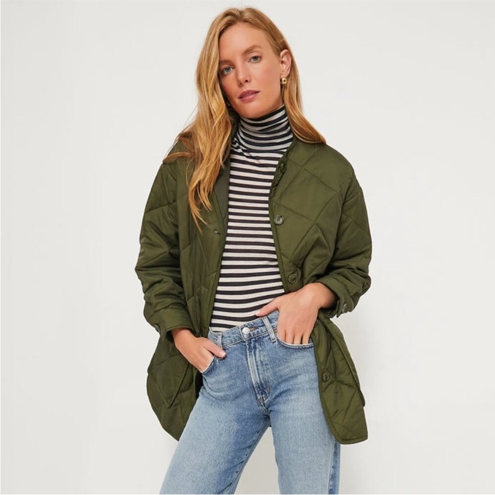 NWT Tuckernuck Olive Yates Quilted Jacket - Picture 2 of 6